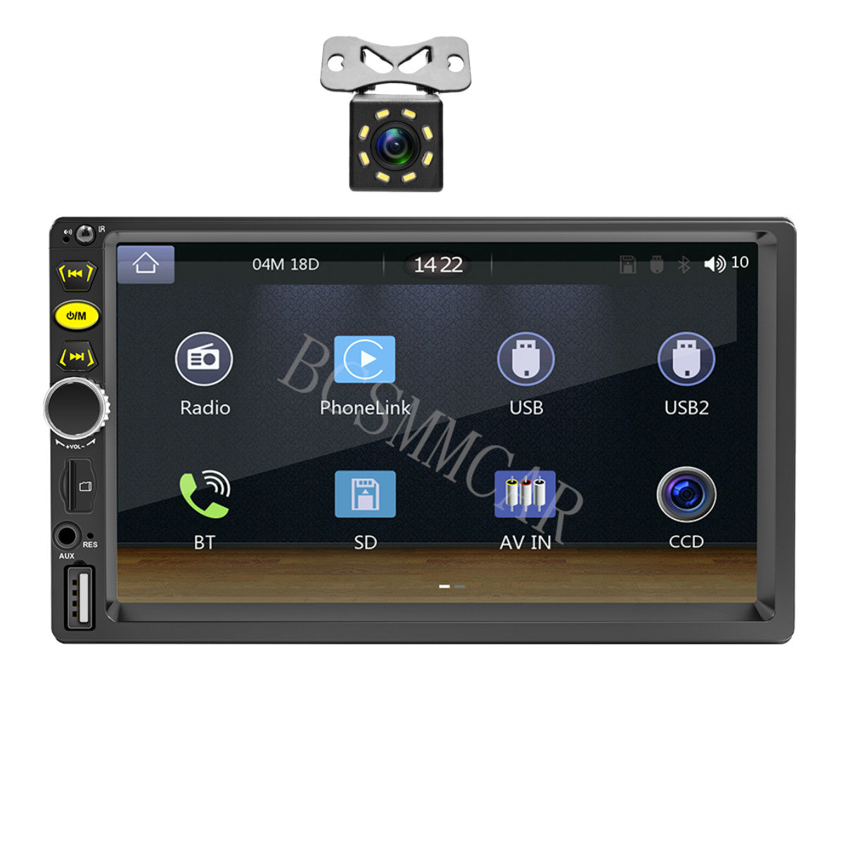 For Apple CarPlay Android Auto 7 2DIN Car Stereo Radio Head Unit Touch Screen