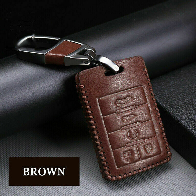 Leather Remote Control Car Key Bag for Cadillac for Escalade CTS XTS DTS SLS Q
