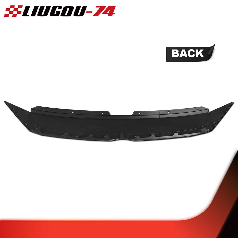 Fits 2014 - 16 for Mazda 3 2014 3 Sport Upper Black Plastic Front Grille Protector 1 pcs - v