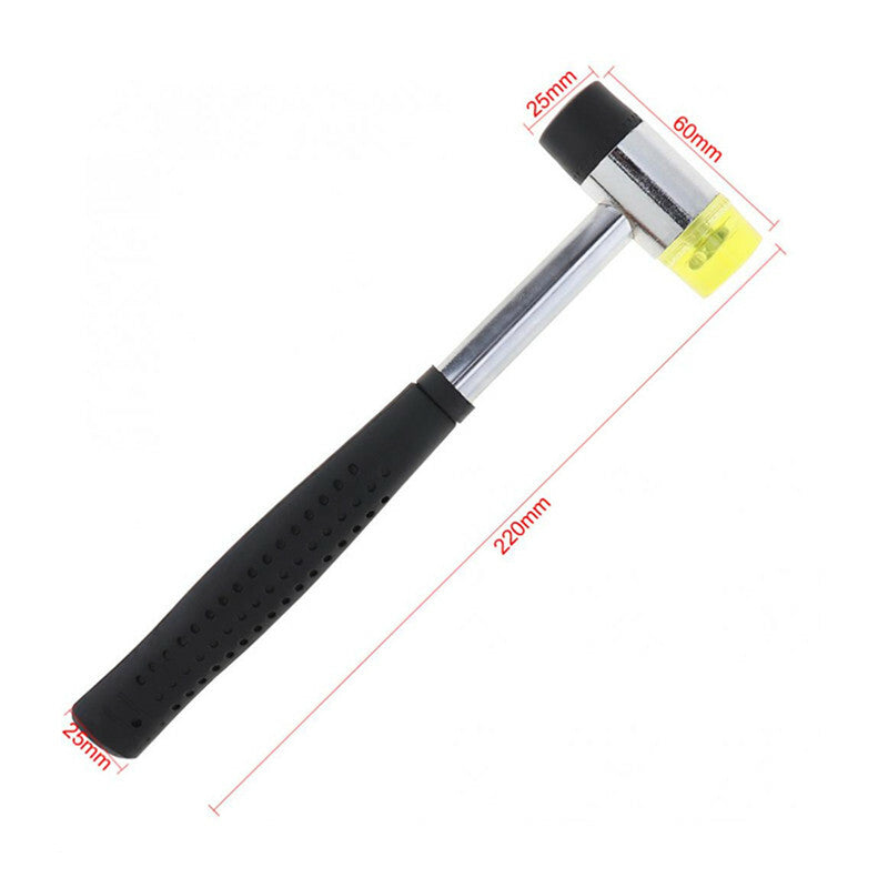 Car Rubber Hammer Knock Down Heads Tap Down Leveling Pen Body Dent Repair Tool