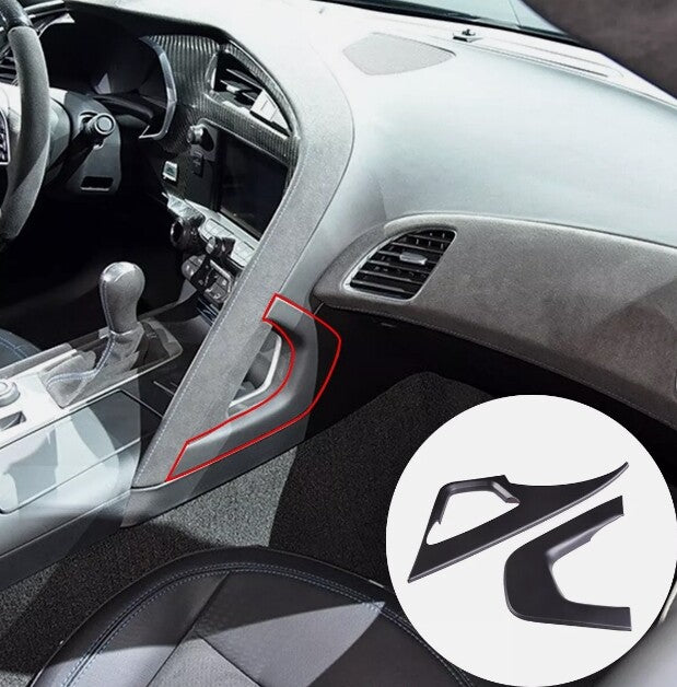 ABS Fiber Dashboard Display Trim Panel for C-Class W204 2011-2013- v