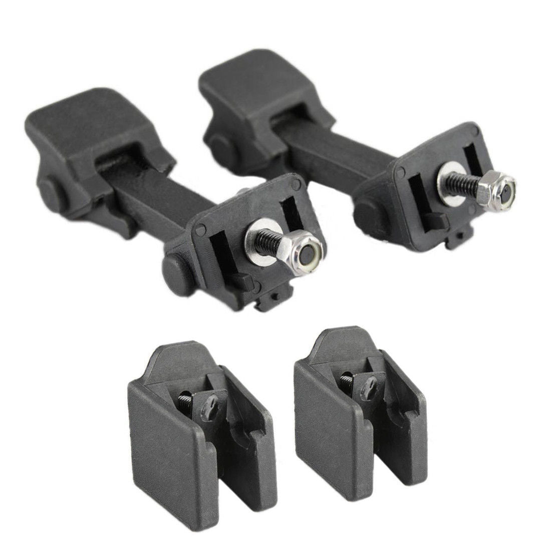 Pair Front Hood Latch Catch Bracket for Jeep for Wrangler TJ 97-06 Shipping