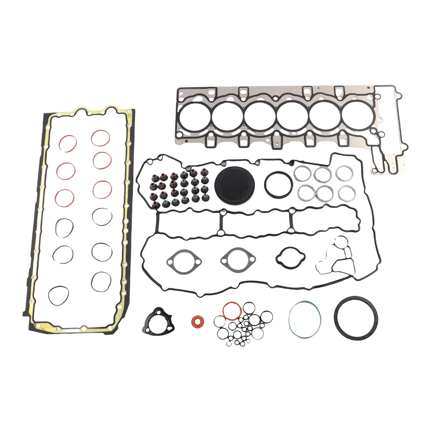 N54 Engine Rebuild Overhaul Kit Pistons Rings Bearings Guide HEAD BOLTS for BMW
