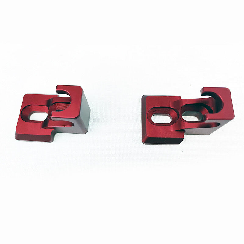 Aluminum Hood Latch Locking Catch Buckle Set For 2007-2017 for Jeep for Wrangler JK,red
