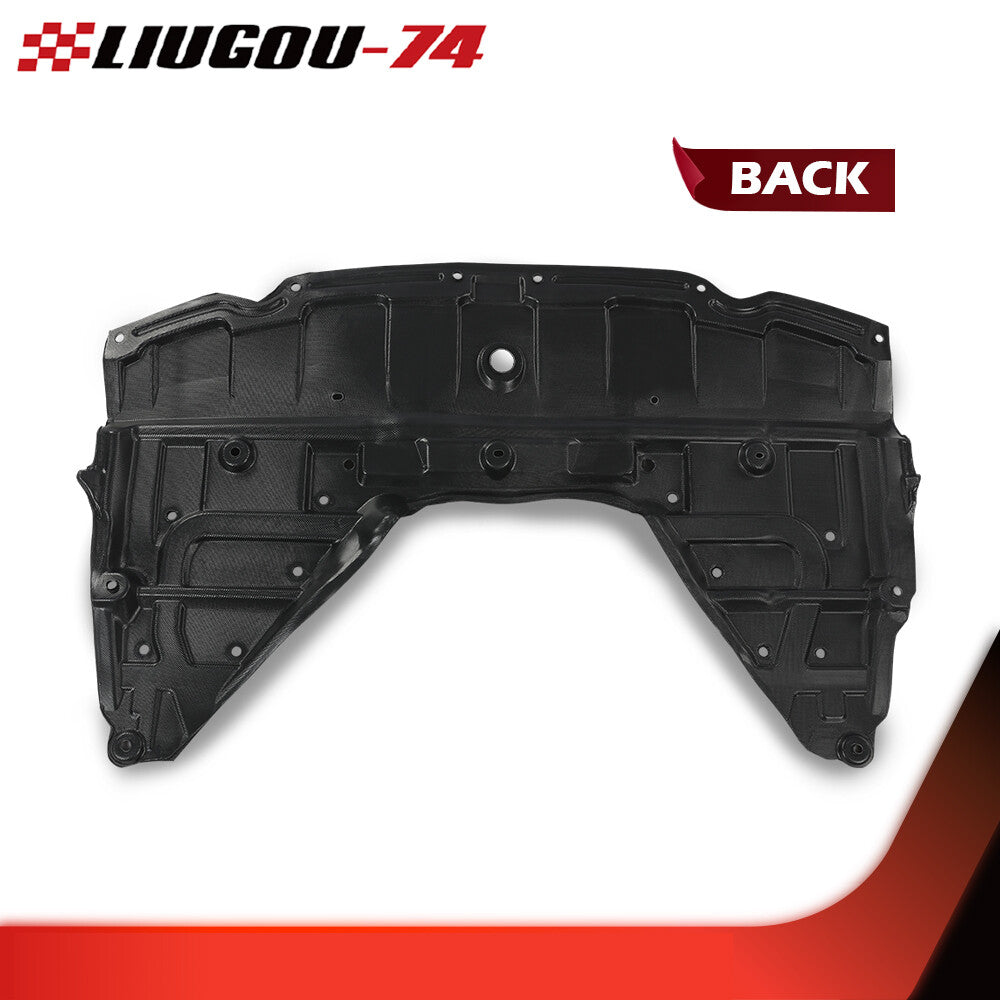Fits 14 - 20 for Rogue Front Engine Splash Guard Lower Black - v