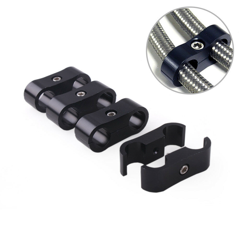 Braided Hose Separator Clamp Fitting Bracket Oil Line Clip Hood AN4 AN6 AN8 AN10 Q