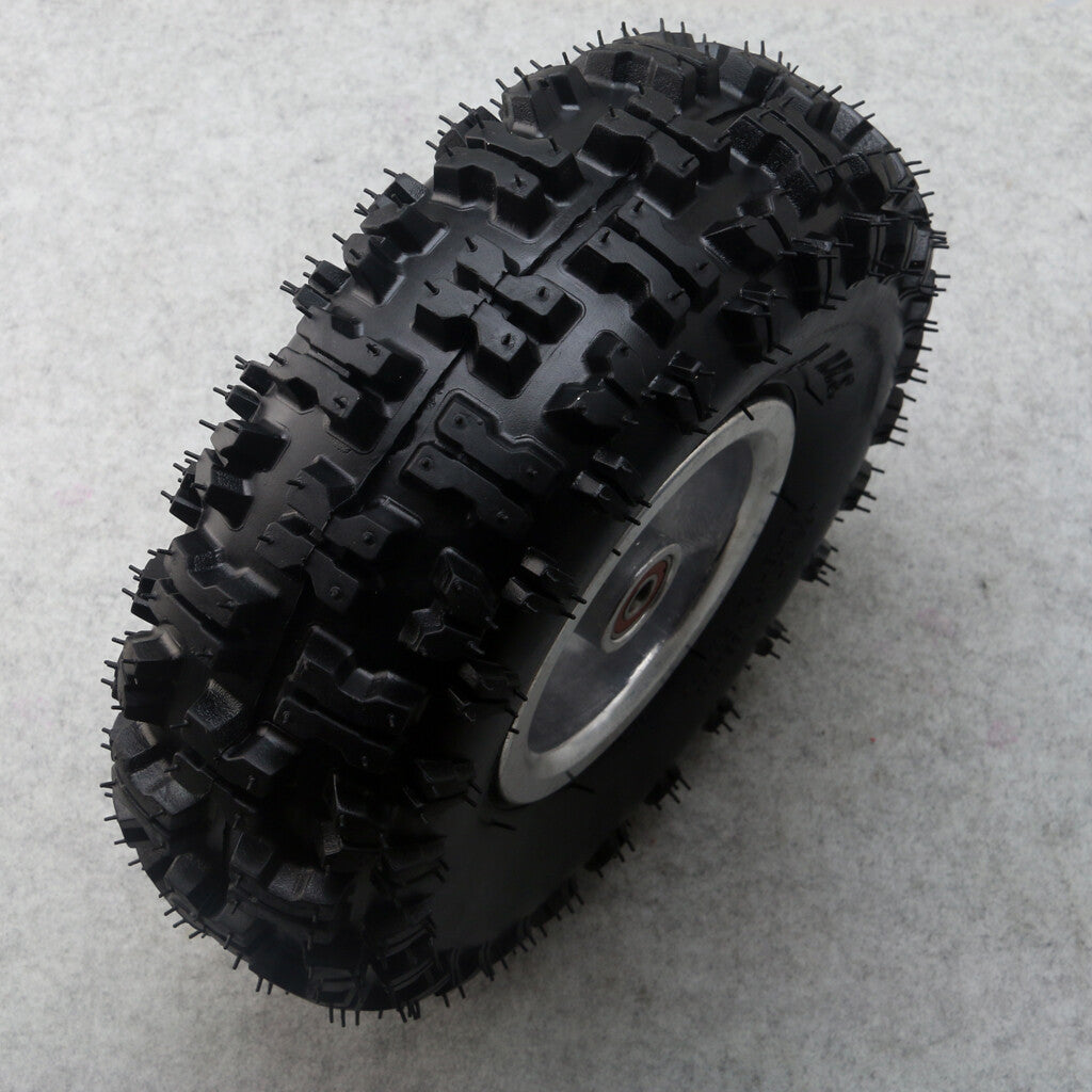 Motorcycle 4.10-4 Pneumatic Off-road Tire DIY Wheelchair Lawnmower Trolley Cart