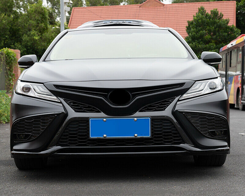 4X for Toyota for Camry SE XSE 21-2023 Glossy Black Front Bumper Moulding Cover Trim