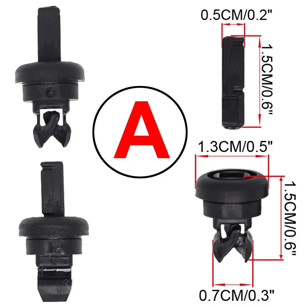 4Pcs Parcel Shelf String Clips- Hook for Citroen DS5 Bracket Pins Accessories