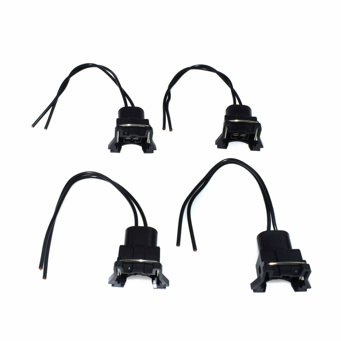 Fuel Injector Connector Wiring Plug Clip Tail Cutting + Slicing 4 Piece Set Universal - v