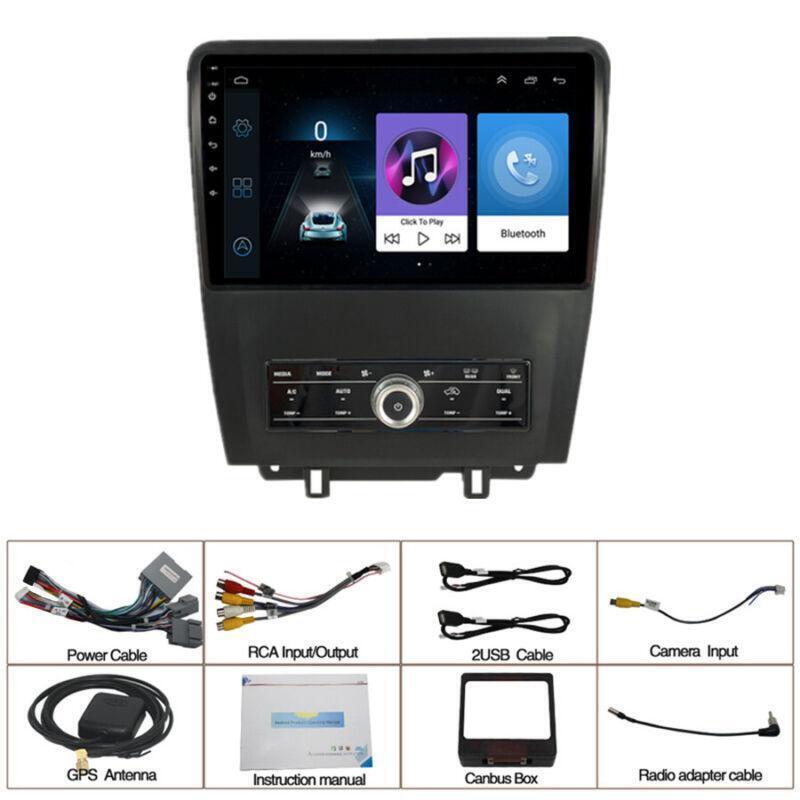 Radio Navigation Car Android 10.1 Stereo For 2010-2014 for Ford for Mustang 10.1 2+32G