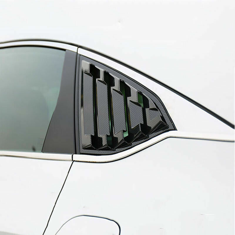 2P for Honda Accord 2018-2021 Side Vents Window Louver Shield Molding Cover Trim