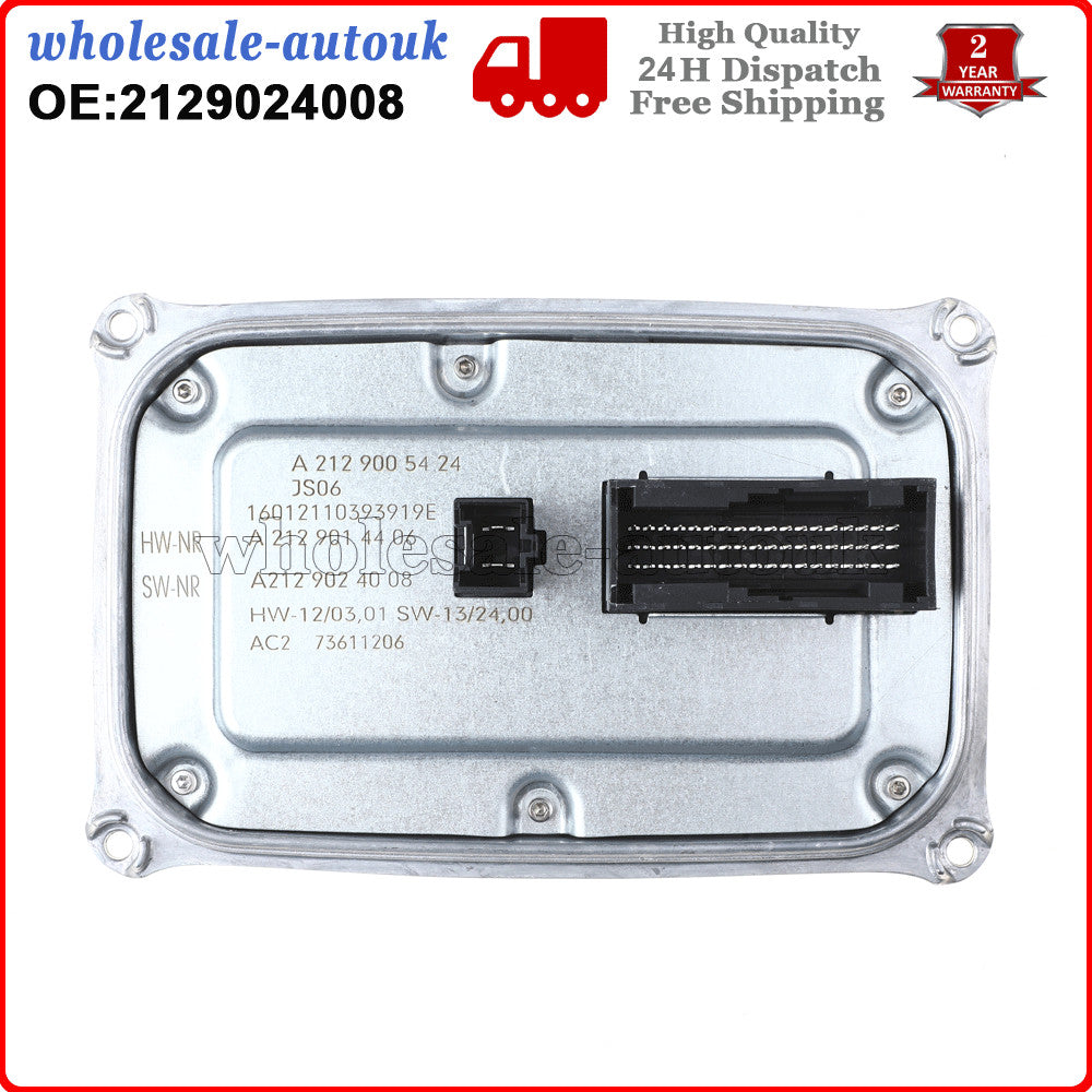 FULL LED Headlight Ballast Control Module Unit for Mercedes E-Class A2129024008 Q