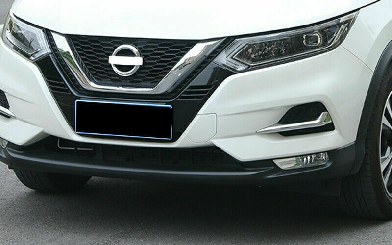 for Nissan Rogue Sport 2017-2021 ABS Chrome Car Front Fog Light Lamp Strips Trim
