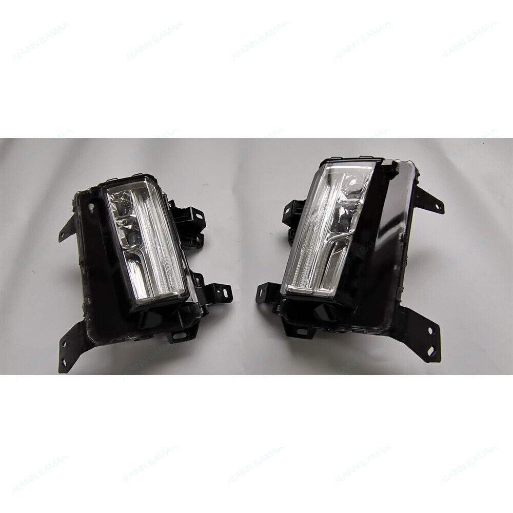 for Cadillac XT5 2017-2020 Pair Front Fog Lamp Driving Light Assembly LED DRL v