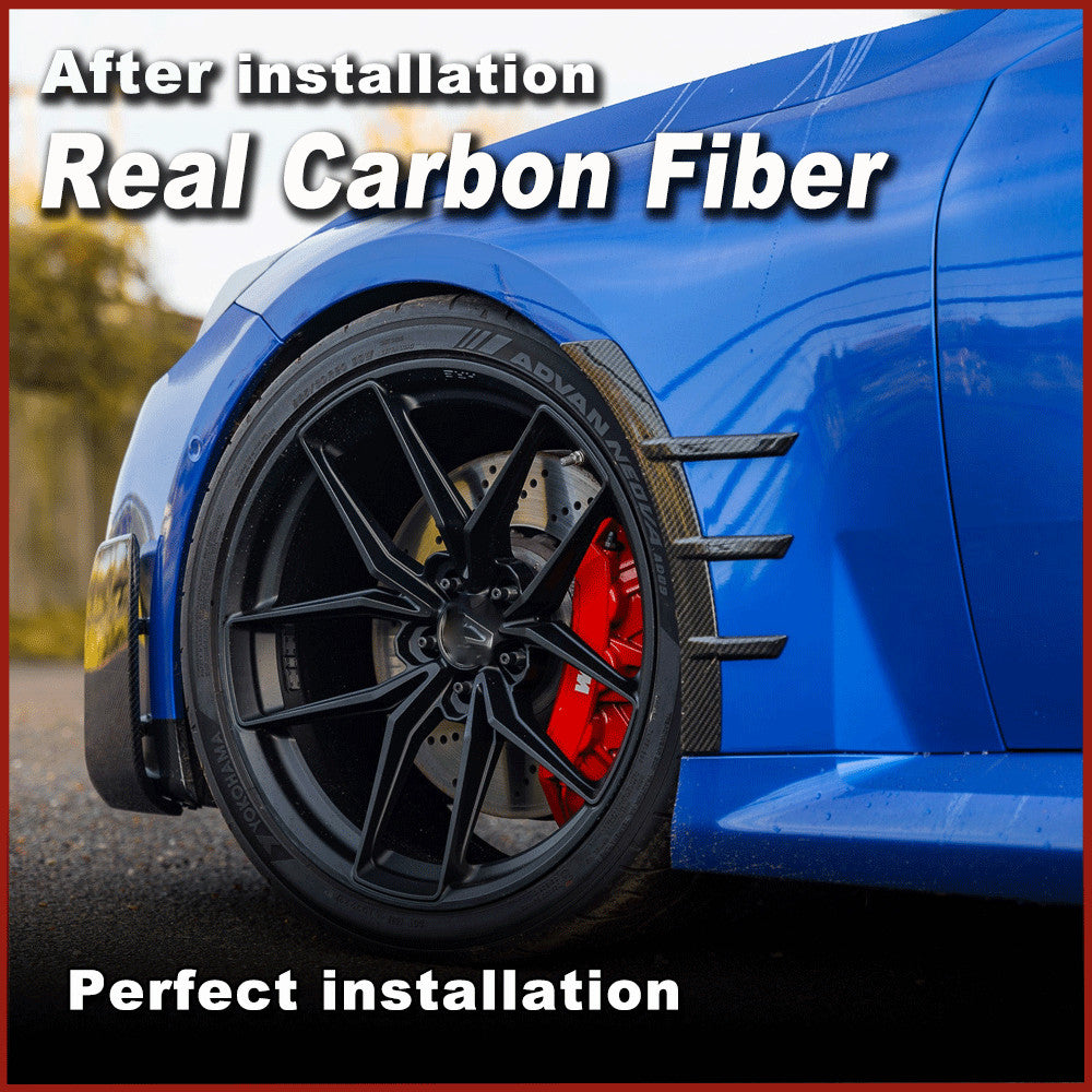 for BMW M2 G87 2022-2024 Dry Carbon Front Fender Arch Trims Spats Side Air Vents