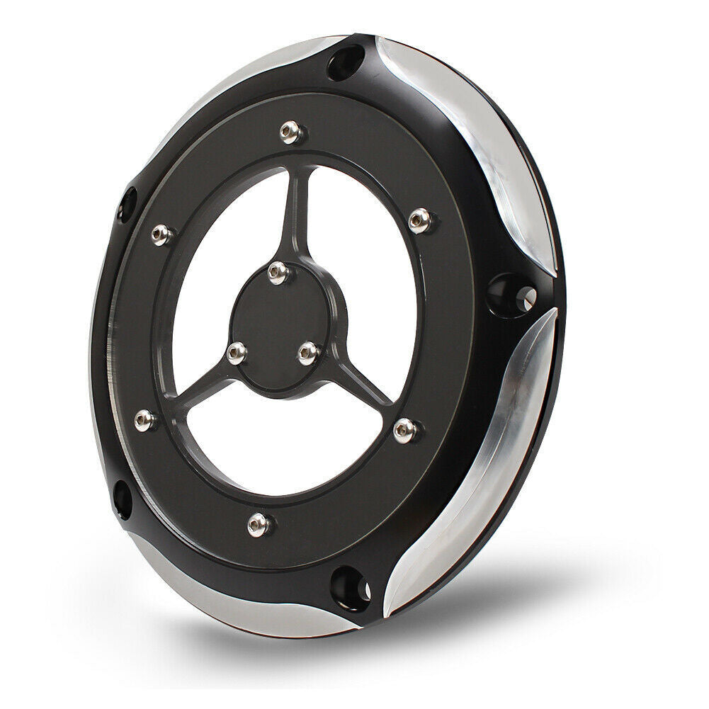 Derby Timing Timer Cover for Harley Road King Electra Glide Softail Chrome&Black Q