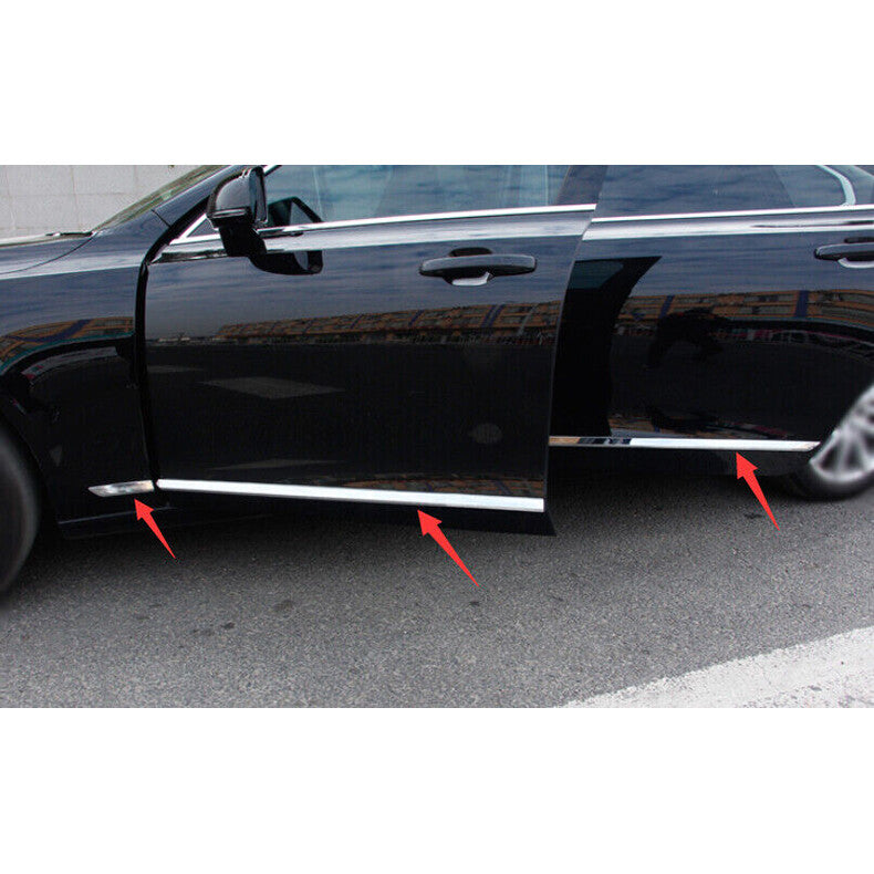 for Volvo S90 2017-2022 Chrome Side Door Body Guard Molding Cover Trim Garnish