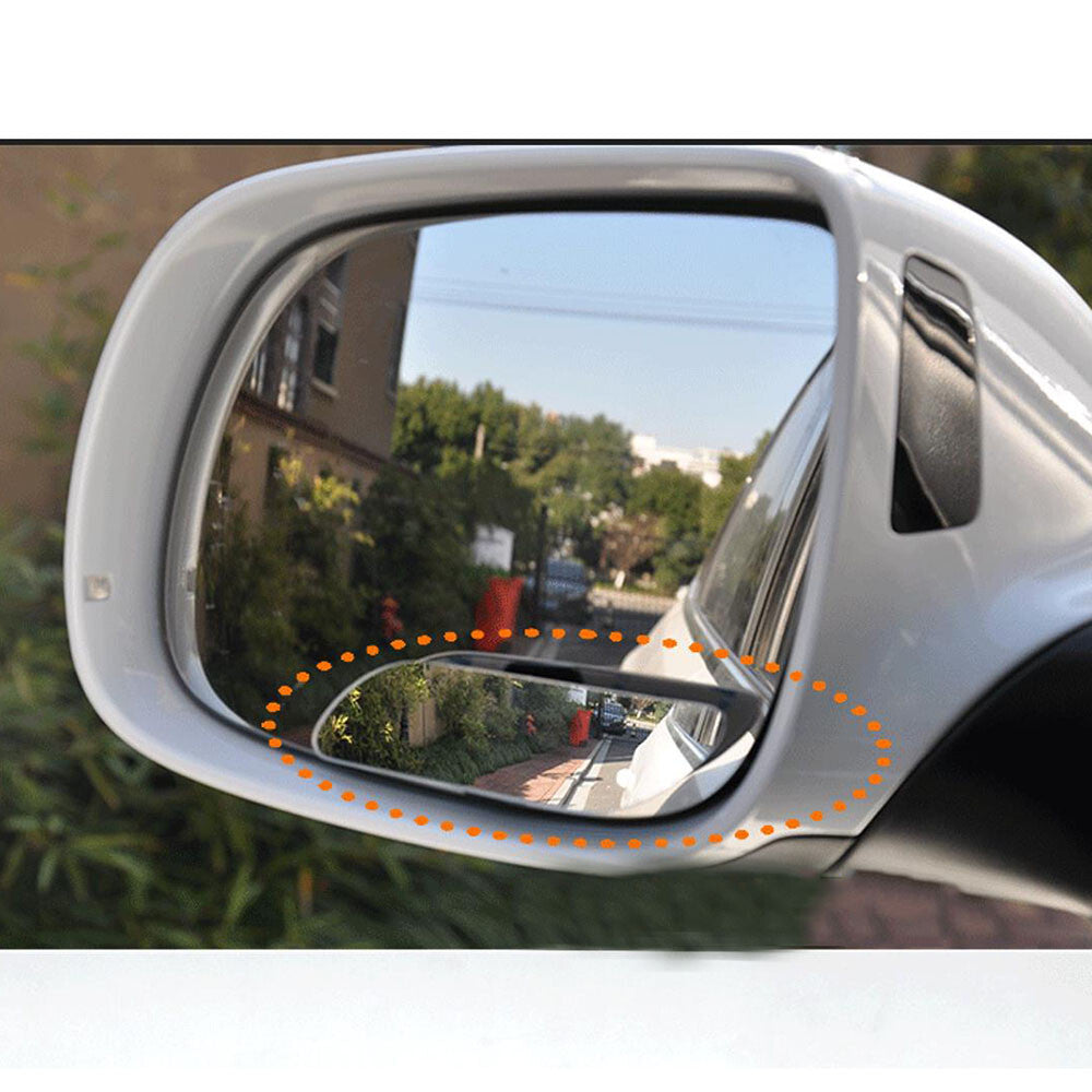 Adjustable Car Truck Side Mirrors Vehicle Parking Rimless Mirror 360° Wide Angle