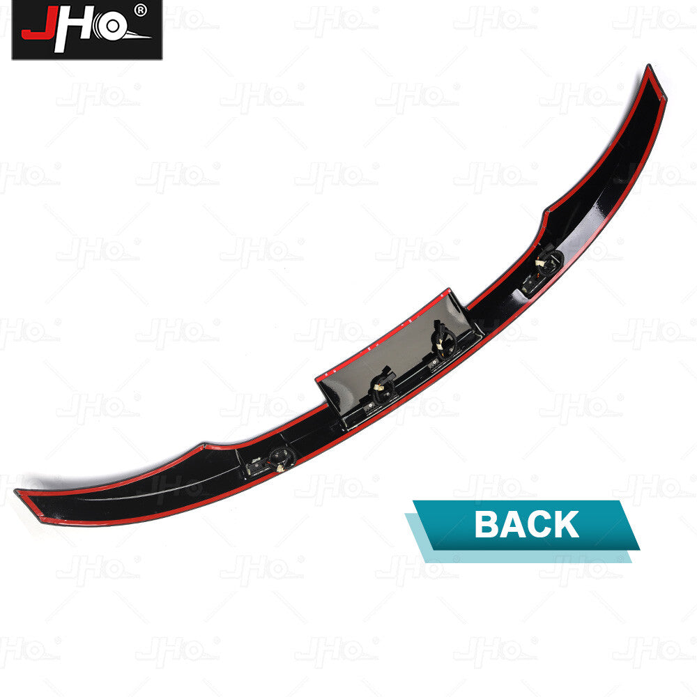 Hood Deflector Guard Bug Shield Bonnet Protector W/ LED Light for Ford Explorer