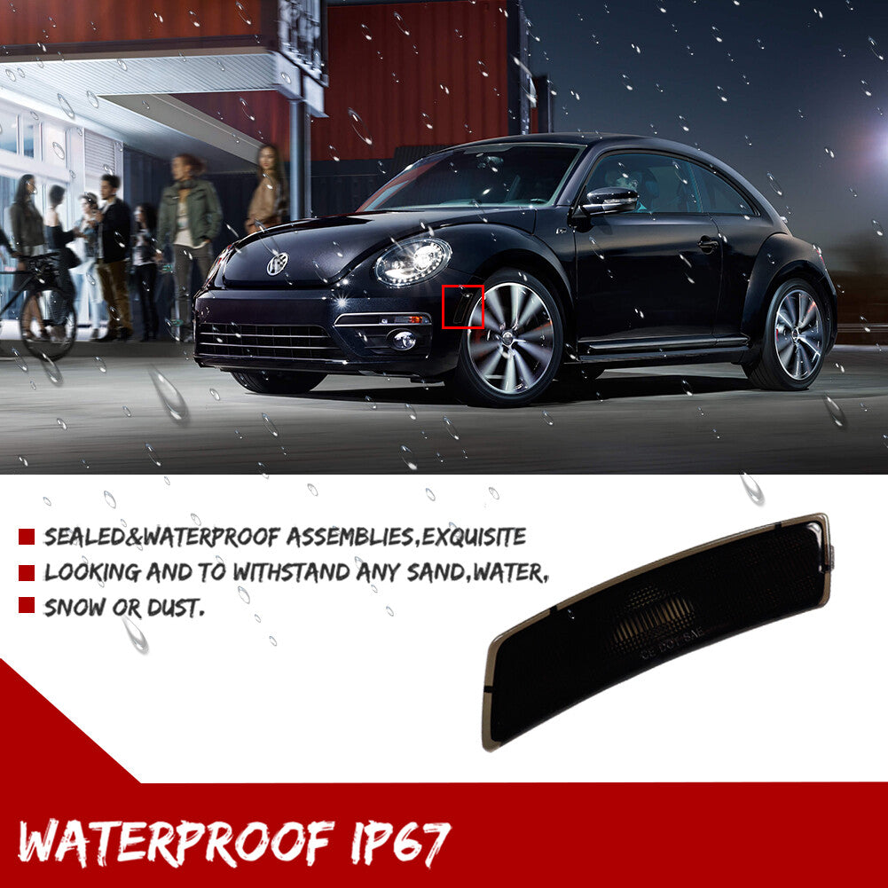 Front side marker signal light housing kit for for VW 18-up for Tiguan , 2012-2019 Beetle- v