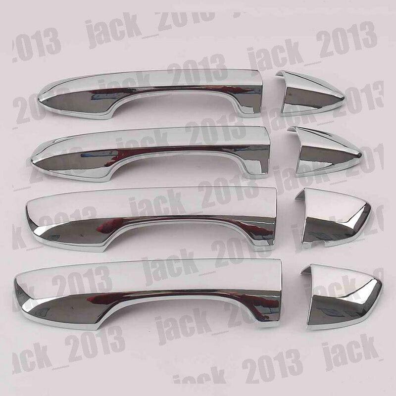 for VW for Jetta Mk7 2019-2023 Chromed ABS Car Door Side Handle Cover Trim 8PCS