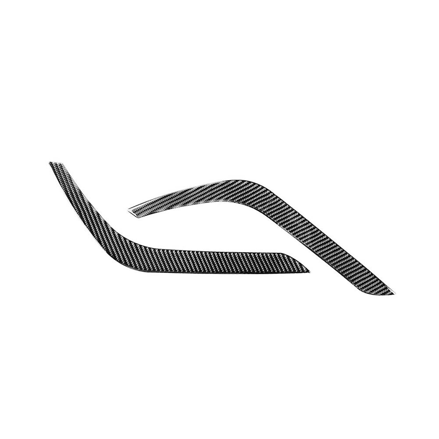 fit for Toyota Tundra 2014-2018 Carbon Fiber Headlight Eyelids EyebrowCover Trim AT