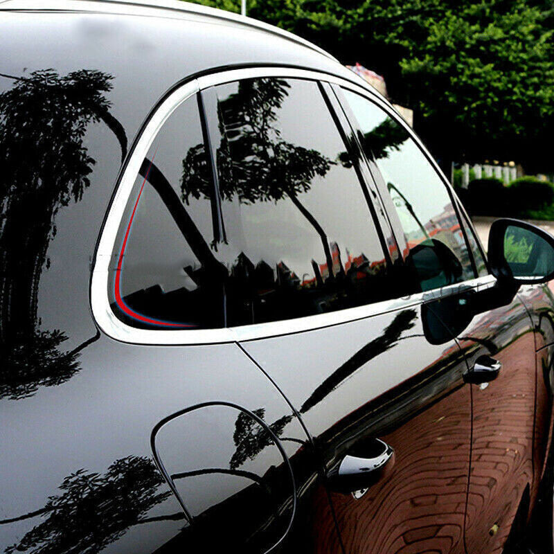 for Porsche Macan 2015-23 Chrome Steel Window Sill Moulding Strip Cover Trim 10x