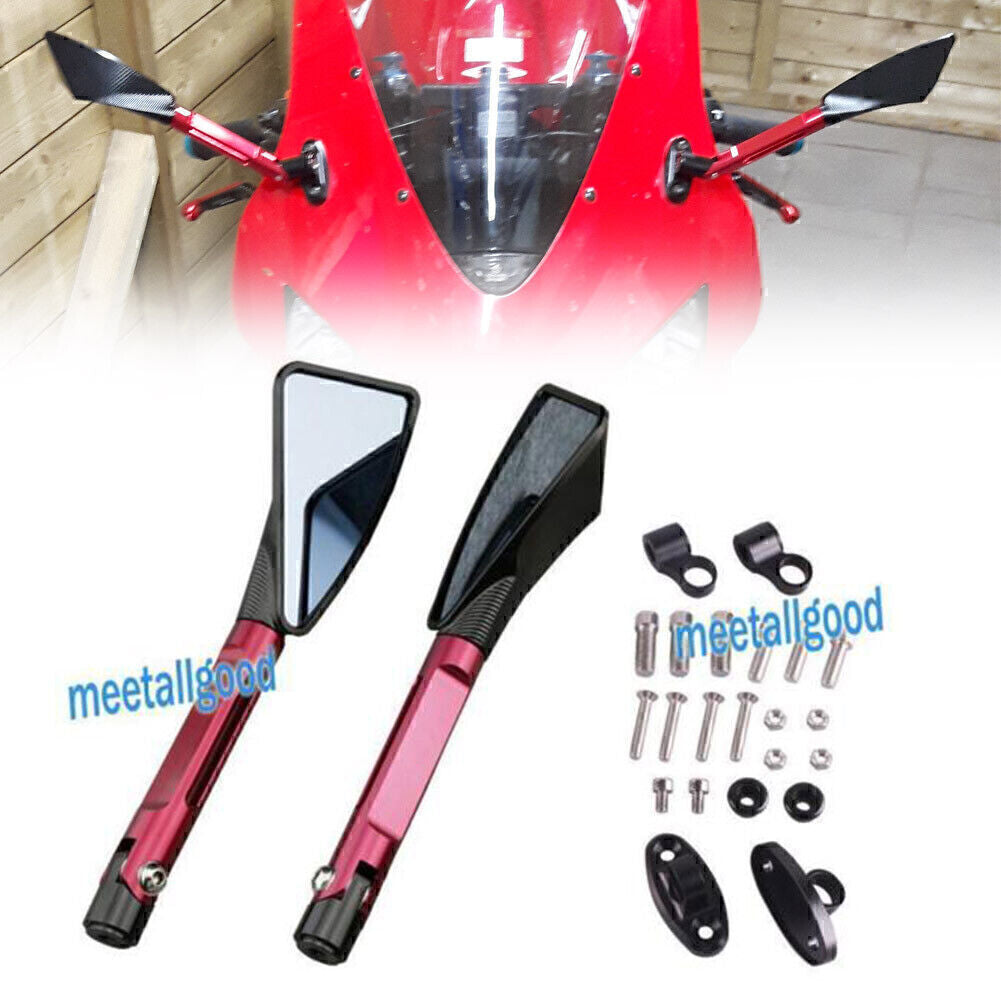 for Honda CBR 1000RR 2004-07 &2003-10 CBR 600RR Aluminum Rear View Side Mirrors
