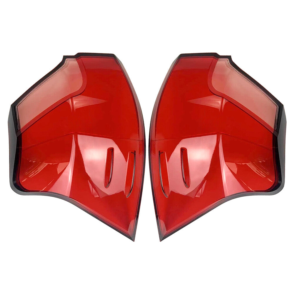 Fits For LX570 2016-2021 2x Rear Left Right Outer Tail Light Lens Cover Red