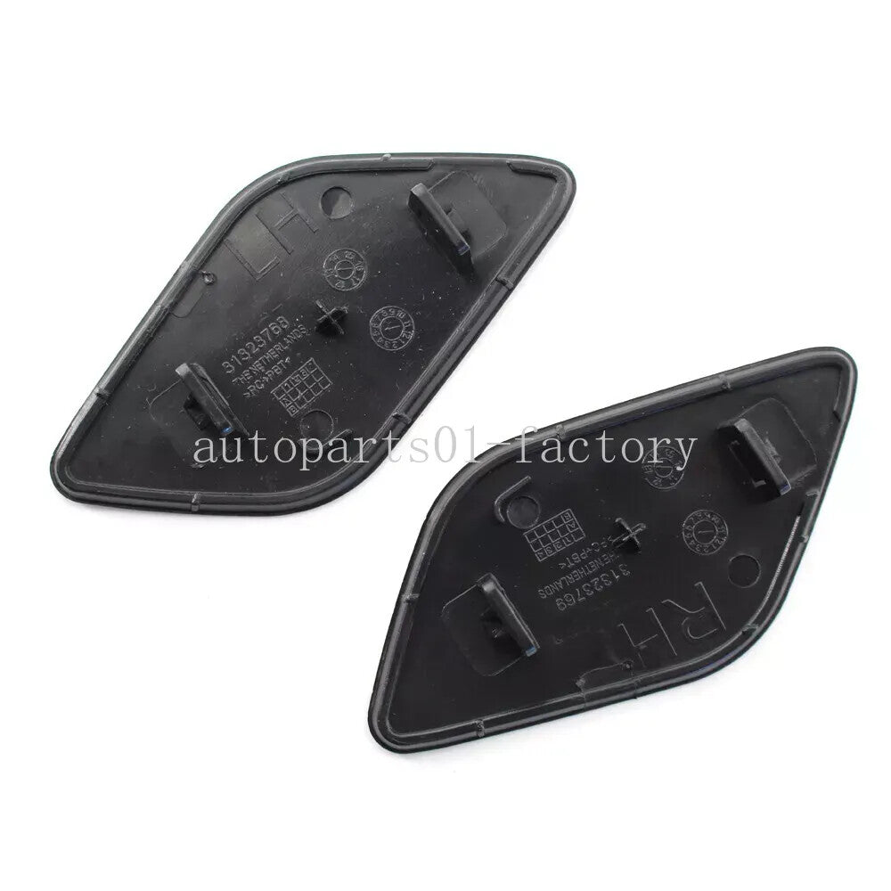 1Pair Left+Right Headlight Washer Nozzle Cover Cap Fits for Volvo XC60 2014-2017