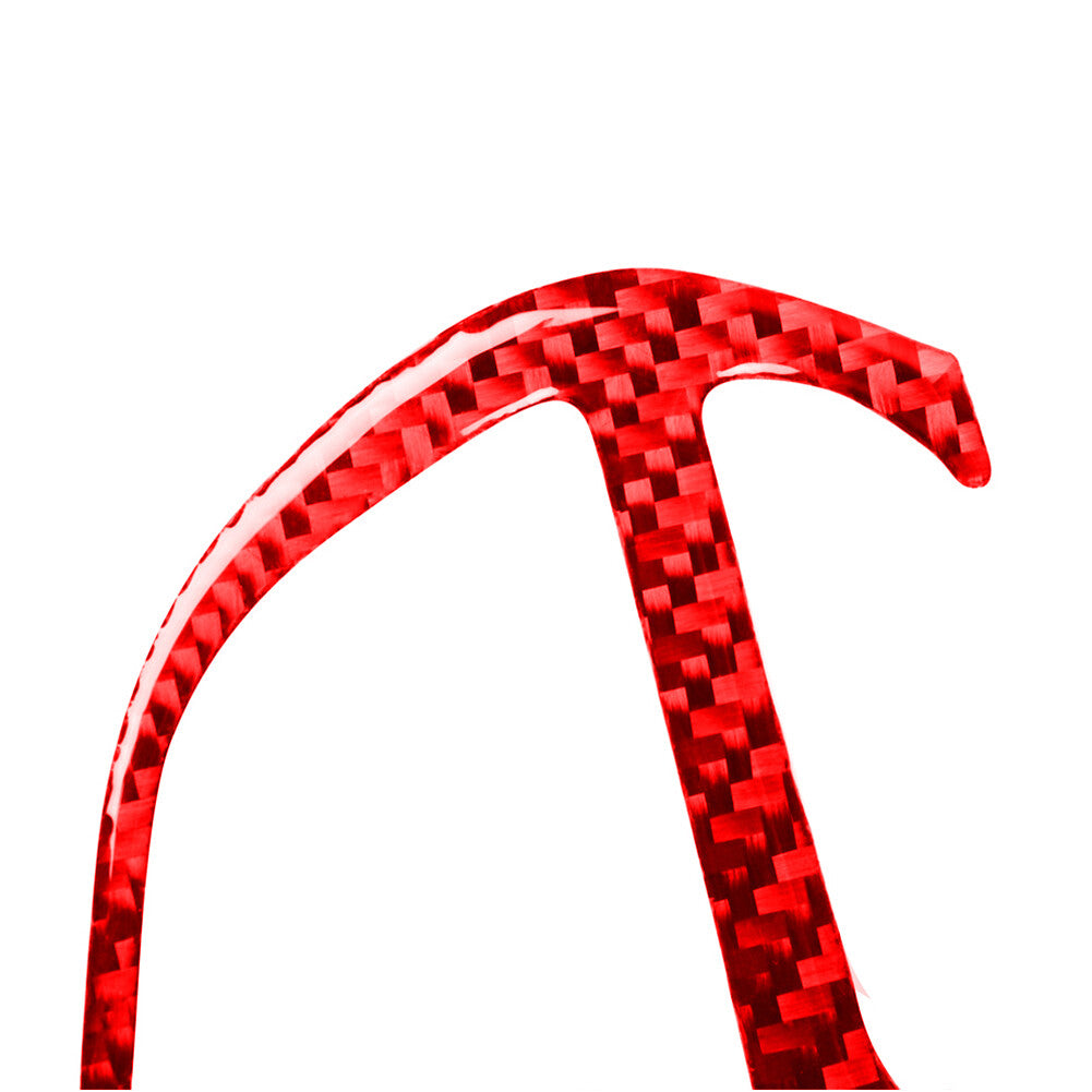 Red Carbon Fiber Interior Climate Control Cover Trim for Hyundai Azera 2006-2011 v