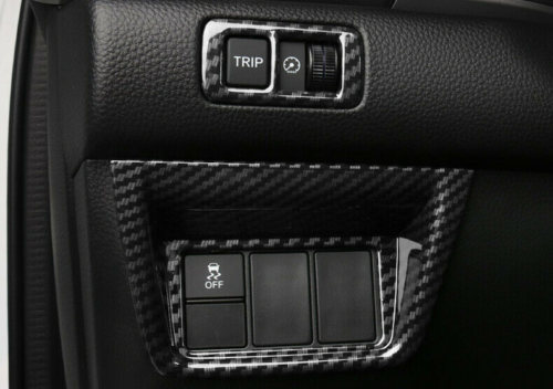 for Honda Accord 10th 2018-2022 Carbon Style Headlight Switch Control Frame Trim