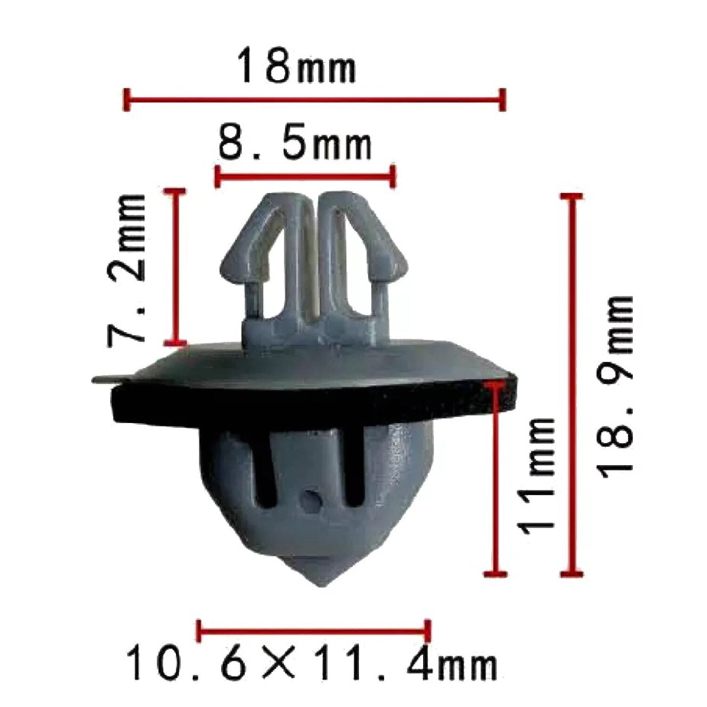30 Side Moulding Mudguard Retainer Mounting Clips with Seal for Lexus 7539260030