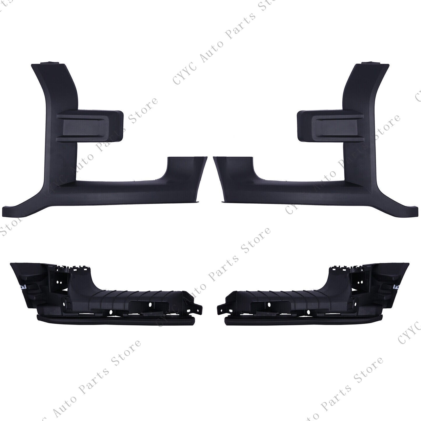 1Set Car Headlamp Trim Molding Headlight Bracket For 2017-2018 for Ford F-150