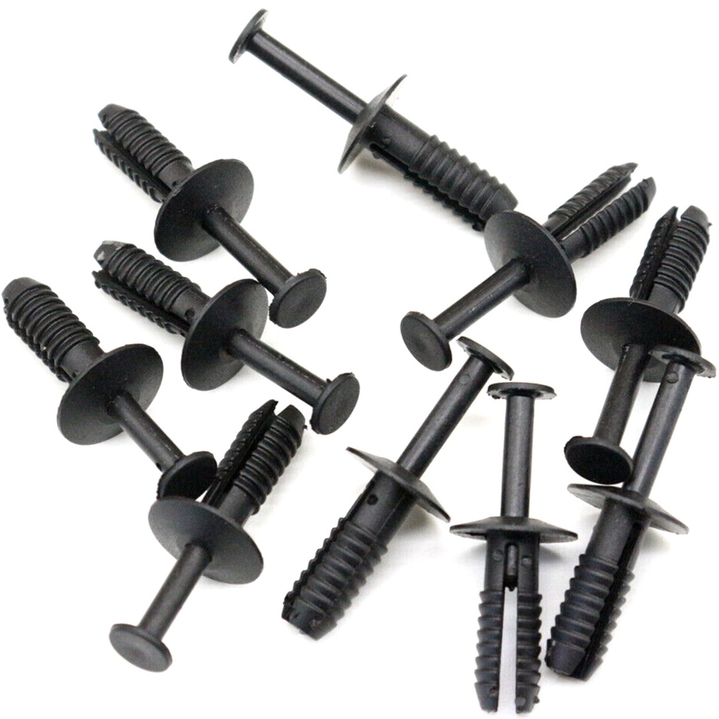 30Pcs Push Plastic Rivet Pin Clip for BMW 6mm Bumpers Interior Trim Panel Fascia