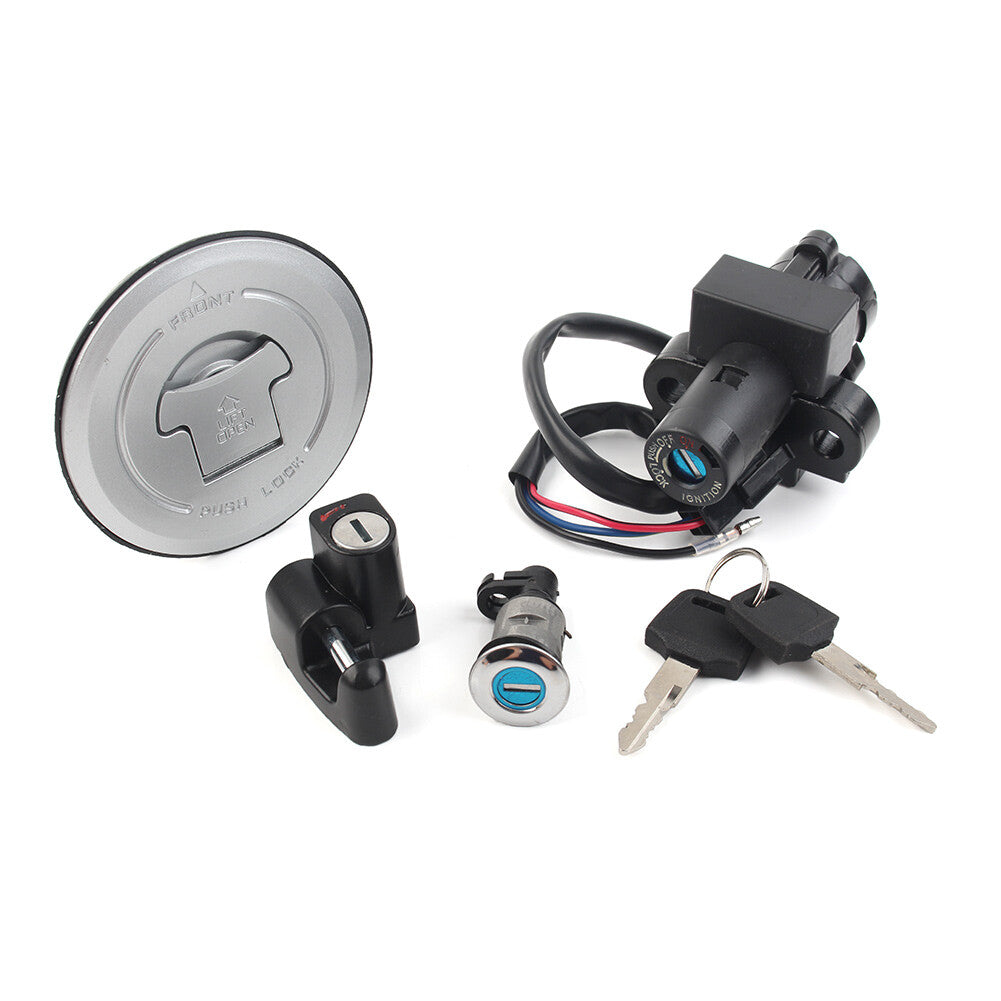 Fit for Honda CBR250 Hornet 250 98-02 Fuel Gas Tank Cap Ignition Switch Lock Key Set