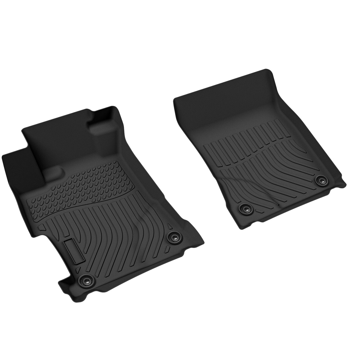 Floor Mats Floor Liner for for Acura ILX 2013-22 1st/2nd Row- All-Weather TPE Rubber v