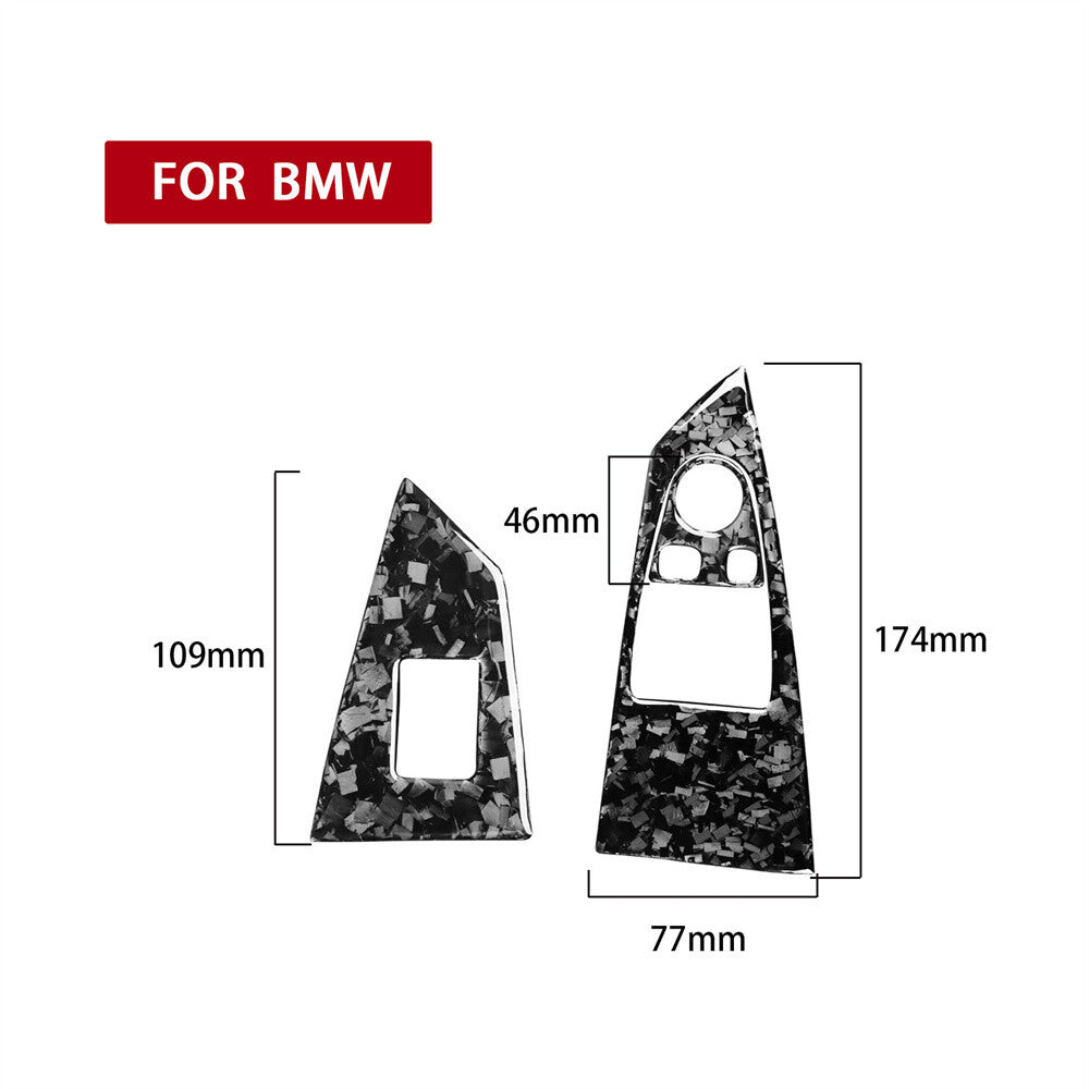 Forged Carbon Fiber Window Lift Switch Trim for BMW 6 series E63 E64 2004-10 RHD