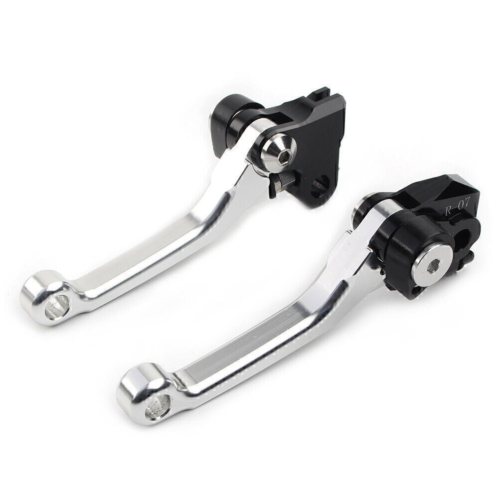 Fit for Honda CRF250R 2007-2022 CRF450R 2007-2020 Brake Clutch Levers Pivot SILVER