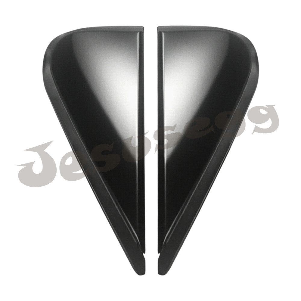 2Pcs for Toyota LC200 08-11 Black Left+Right Rearview Mirror A-Pillar Trim Panel