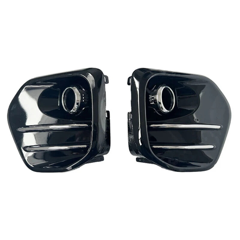 Left for KIA Sportage KX5 2016-18 Front Bumper FogLight Lamp Cover Bright Black