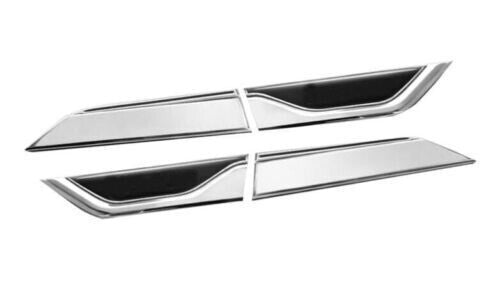 for Lincoln MKZ/MKX/MKC 2017-2020 Chrome+Black Side impact Bars Badge Trim Decor