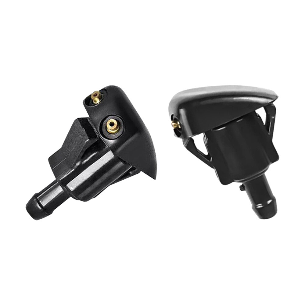2Pcs Fit For LandCruiser 85381-60120 Black Windshield Washer Nozzle Replacement Q