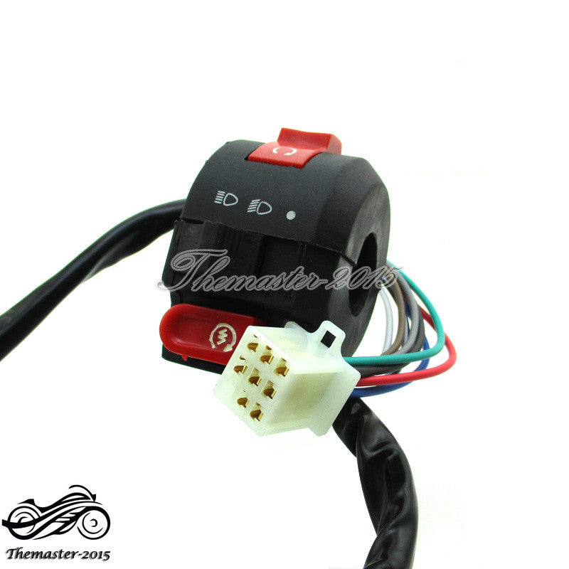 8 Wire ATV Kill Light Start Switch Chinese 50cc 70cc 90cc 110cc Kazuma ATV Quad Q