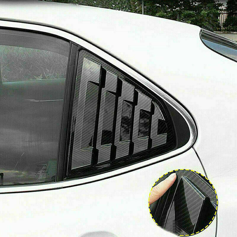 for Toyota for Camry 2018-2023 ABS Carbon Look Side Window Louver Shutter Cover Trim