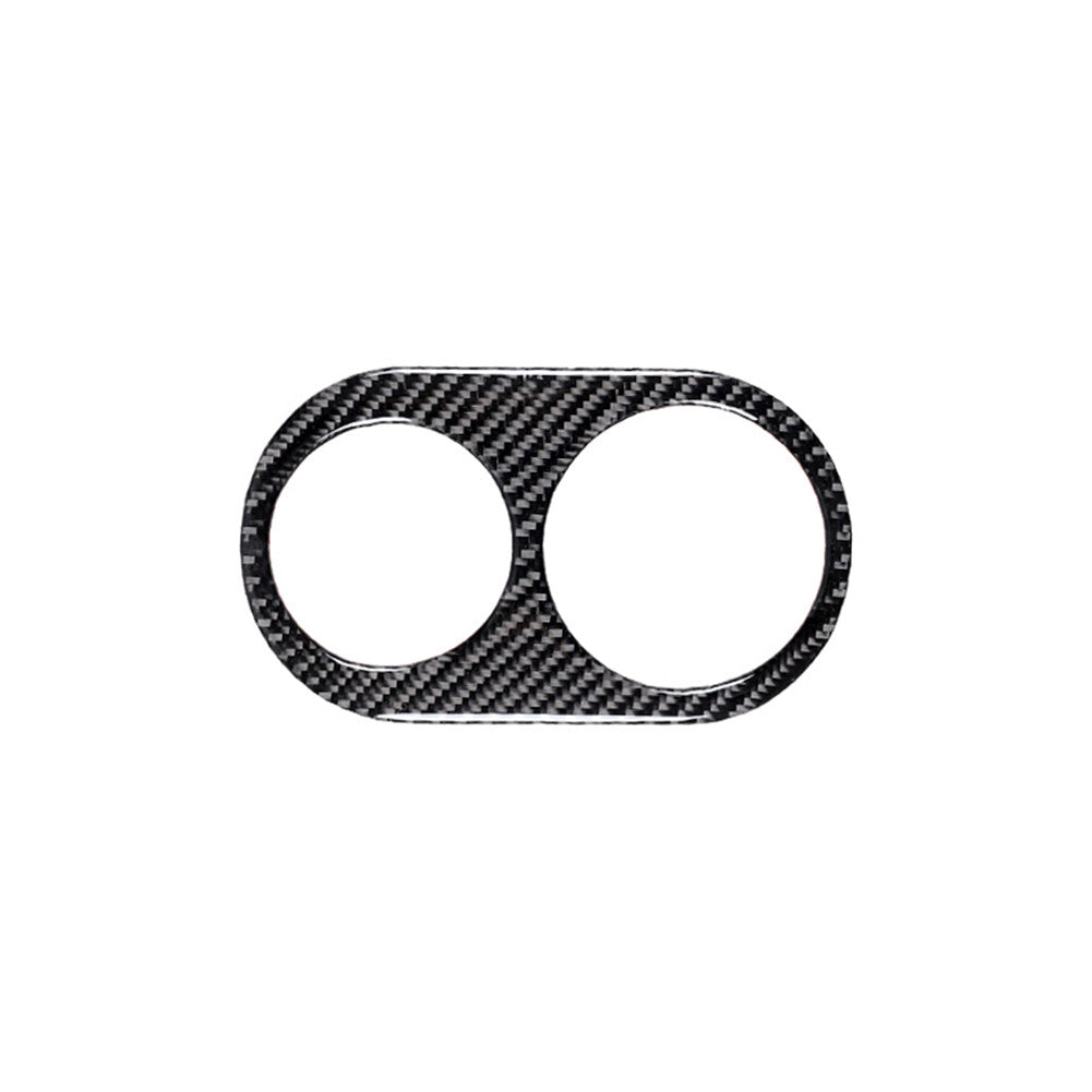 Red Carbon Fiber Water Cup holder Frame Cover Trim for Corolla 2014-2018 v