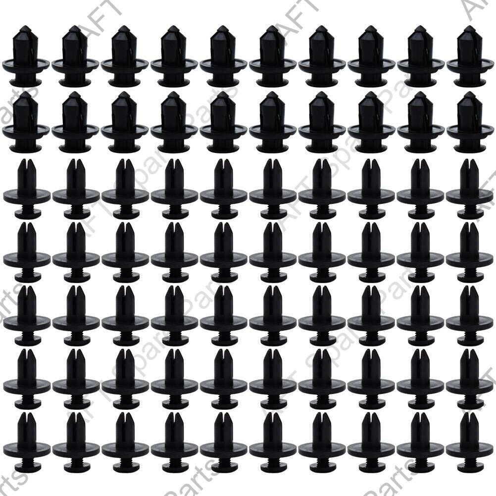 190X Car Clips for Hole Plastic Rivets Retainer Fender Push Pin Fastener Bumper