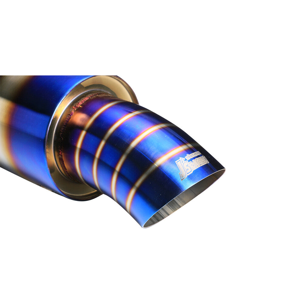 2.5 ID Straight Flow Racing Exhaust Muffler Tip 3.5 OD Body 5 527mm