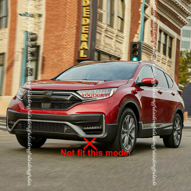 2pcs Front Fog Light Lamp Frame Moulding Cover Trim for Honda CRV CR-V 2020-2022